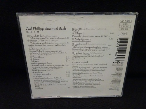 C.P.E. Bach/G. Leonhardt – Sonatas, Rondos, Marches, Fantasia - NM - NEW CASE!!! - Picture 3 of 4