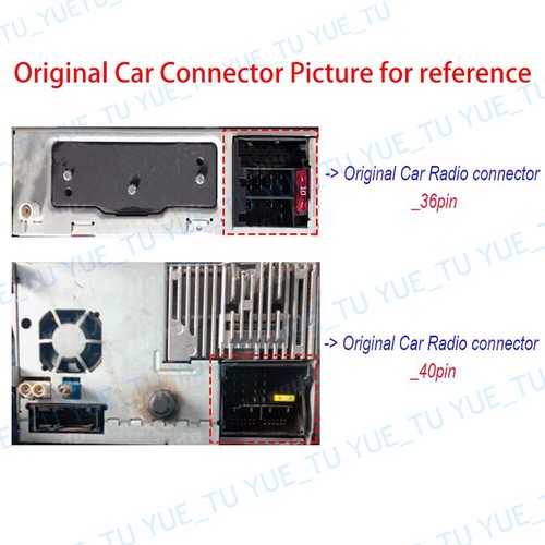 Universal for For VW Volkswagen Skoda Seat Car Radio Stereo Frame Trim Harness - Picture 5 of 13