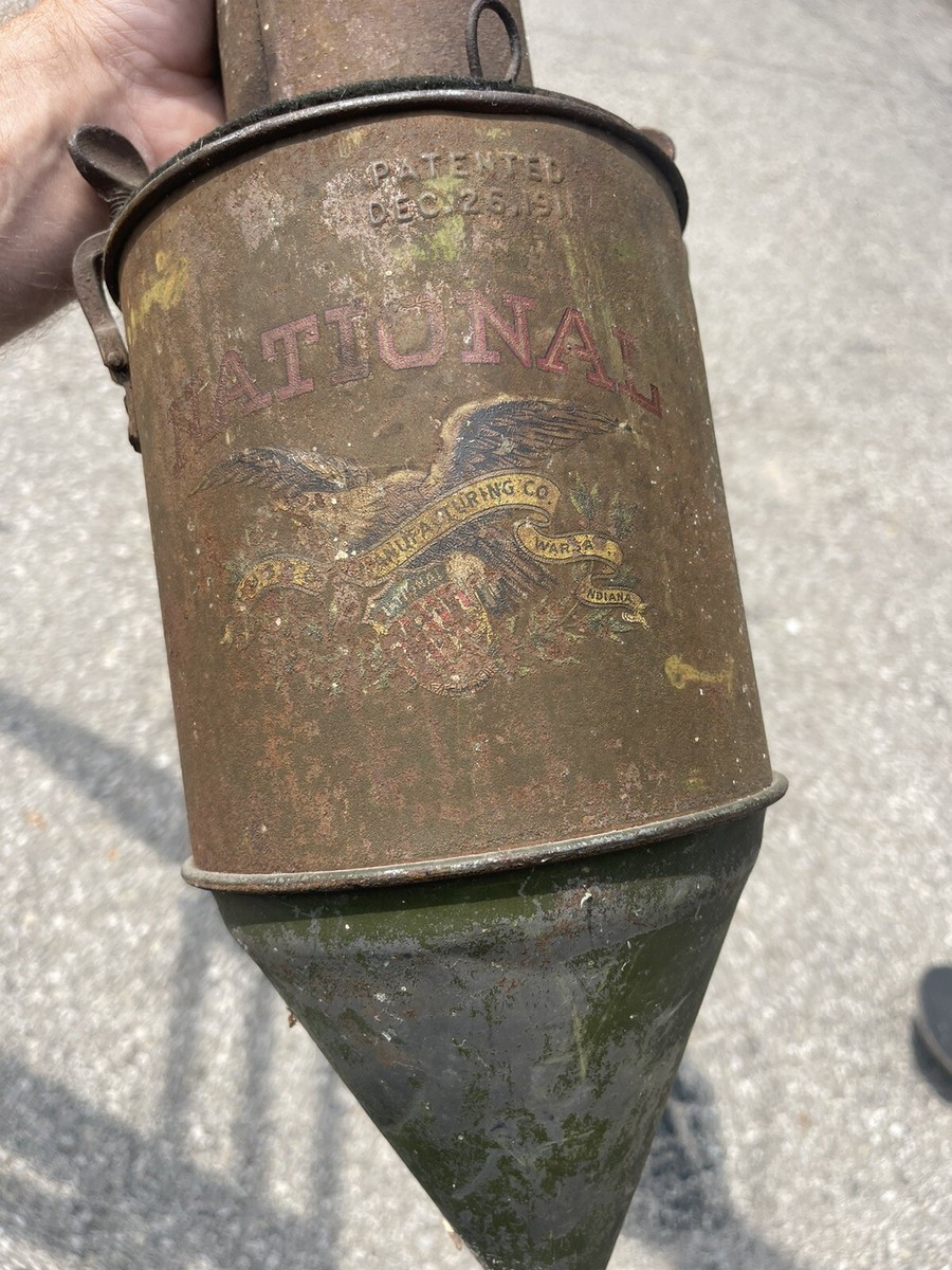 Antique National Hand Pump Vacuum Cleaner, 1911; Working Old