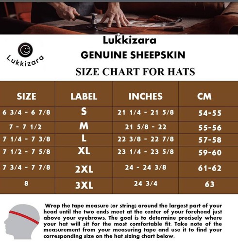 Sheepskin Shearling Leather Russian Ushanka Trapper Hat | Fur-Lined Aviator Hat - Picture 9 of 9