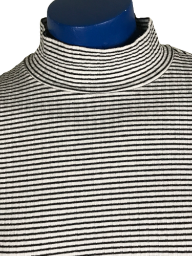 Scotch & Soda Pull Femme Rayé Manche Longue Haut Col Montant Top Occasion T S - Bild 5 von 7