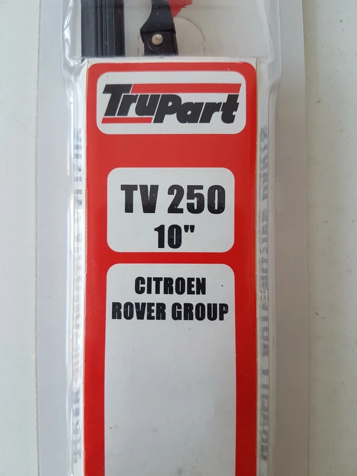 Fits Austin Mini Clubman Cooper MG Midget Land Rover Wiper Blades 10" Pair Black - Image 3 of 4