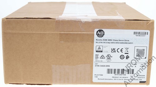 Surplus Sealed Allen Bradley 2198-C4020-ERS A Kinetix 5300 400V Class Servo Driv