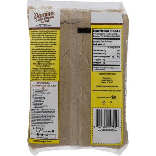 Domino Premium reines Rohr dunkelbraun Zucker 32oz (2LB) Beutel - Bild 13 von 16