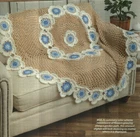 SUMMER GRACE 56" AFGHAN HOME DECOR CROCHET PATTERN INSTRUCTIONS