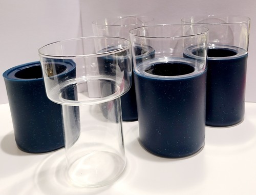 Kaninchen Gefrierbare Biergläser Gesprenkelt Marine 4er Set - Bild 2 von 4