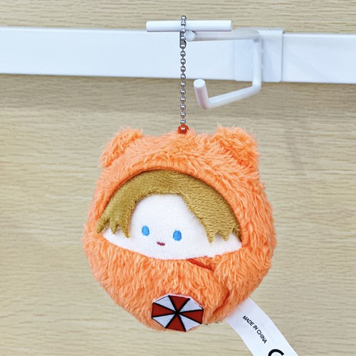 NEW TOY Resident Evil Leon S. Kennedy Mini Plush Keychain toy gift 10cm - Picture 3 of 6