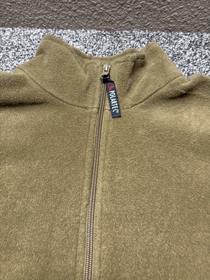 Chaqueta polar Peckam Polartec para hombre grande USMC cremallera ejército militar táctica verde Foto 2 de 4