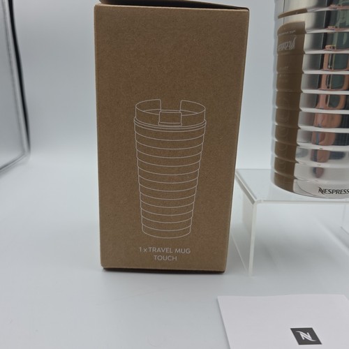 Brandneu Nespresso Touch Edelstahl Reisebecher Silber 11 fl oz Becher - Bild 7 von 7