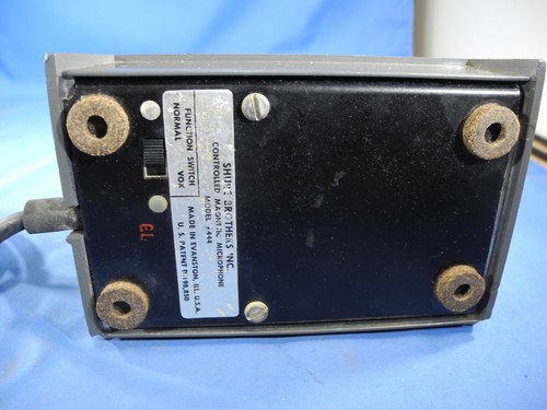 Vintage Shure Model 444 Controlled Magnetic Microphone Ham Radio 2 Pin Plug! - Picture 12 of 15