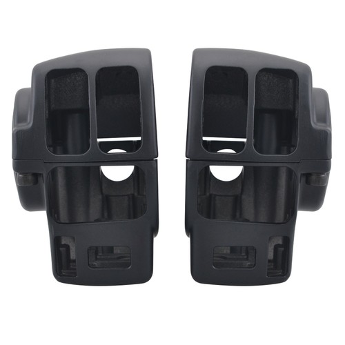 Matte Black Hand Control Switch Housing Covers For Harley Road King FLHR/I 2002 - Picture 9 of 17
