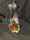 fenton alley cat figurine 11 In Hand Painted Halloween Signed M Kibbe 2022 Jade