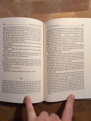 Pet Semetary by Stephen King; HCDJ VG Doubleday 1983 - Picture 3 of 10