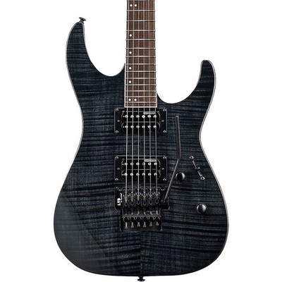 ESP LTD M200FM Electric Guitar SeeThru Black