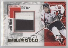 2010-11 ITG Heroes and Prospects Gold Emblem Vault Ruby 1/1 Louis Leblanc 0t1
