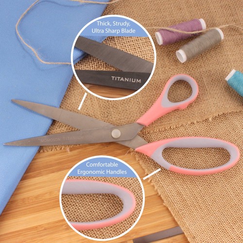 JubileeYarn Titanium Softgrip Scissors Set - Pinking, Sewing, Arts, Crafts, O... - Picture 3 of 7