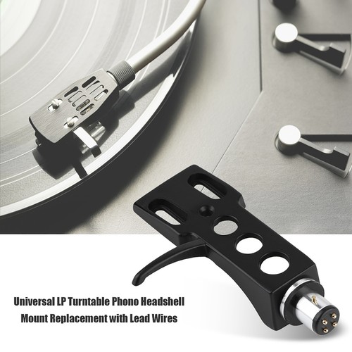 Tocadiscos Universal Phono Headshell Montaje Repuesto con Cables Plomo AM - Imagen 3 de 8