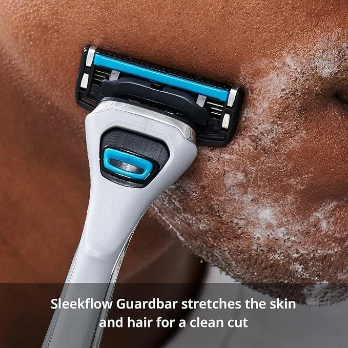 Sistema de barbear Dorco Pace 4 Pro – Apenas 2 alças de substituição - Imagem 3 de 4