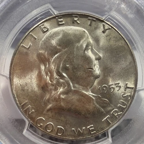 1953- S Franklin Half Dollar PCGS MS64 032822