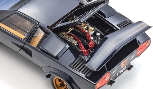 PSL Kyosho Original 1/18 Lamborghini Countach Walter Wolf Dark Blue LTD NEU - Bild 9 von 12