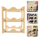 Holzwein-Display-Rack nützliche Weinflasche Lagerregal Hübsches Weinhalter
