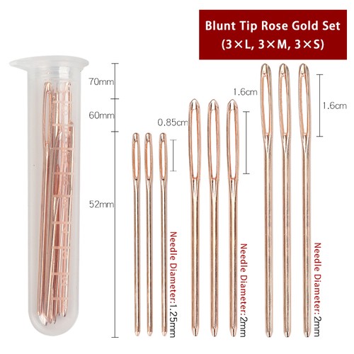 Big Eye Sewing Needles Yarn Knitting Embroidery Wool Tapestry Hand Sewing Needle - Picture 25 of 29