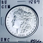 1889 BU GEM MORGAN SILVER DOLLAR UNC MS+++ U.S. MINT RARE COIN 8566