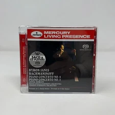 Byron Janis - Rachmaninoff - Piano Concertos 2 & 3 (CD SACD, 2004, Mercury) Rare