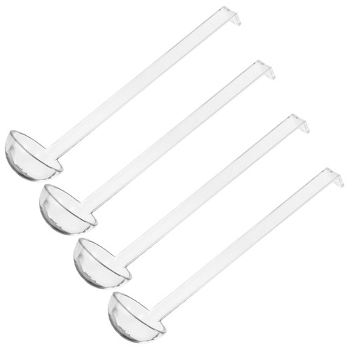 4 PCS Clear Small Ladle Jam Cocktails Ingredients Bowl Fruit Juices - Picture 4 of 18