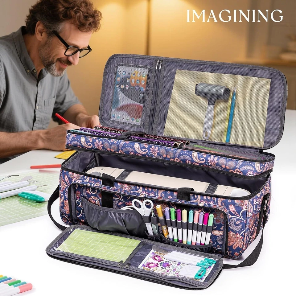 Сумка для хранения Maker 3 & Explore 4 для Cricut, Paisley - Изображение 4 из 4