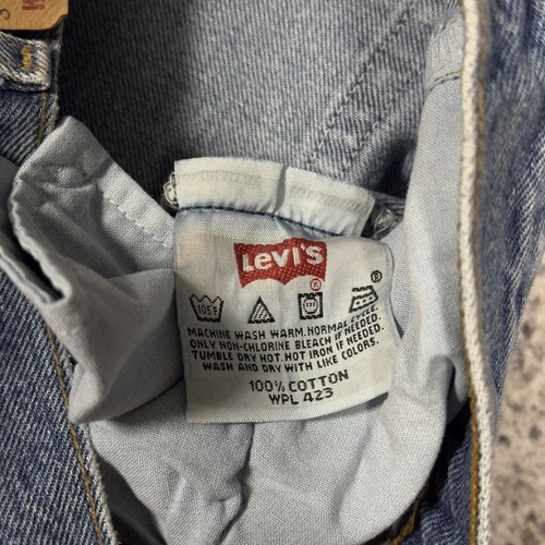 Jeans de mezclilla rectos vintage Levi’s 501 31x34 - Imagen 5 de 12