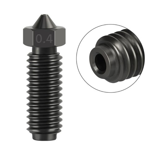 For Anycubic Kobra 3 Nozzle Brass Hardened Steel 3D Printer Nozzles 0.4 0.8 1mm - Afbeelding 6 van 14