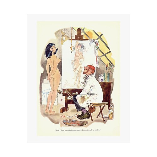 Doug Sneyd Playboy Magazine Cartoon Art Poster Erotic Comic Wall Art Print Gift - Picture 24 of 26