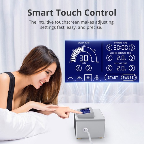 Breast Enlarge Butt Lift Machine Cupping Massage -60cmHg Vacuum Suction 4-Mode - Picture 6 of 8