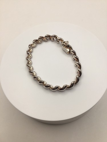 Vintage Sterlingsilber 925 Italien FAS San Marco Armband ~ 16 Gramm ~ 7,5" - Bild 3 von 4