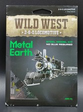 Metal Earth Wild West 2-6-0 Locomotive 3D Model Kit #MMS190 Train