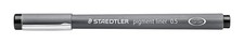 Staedtler pigment liner fineliner technical drawing pen black ink 0.5mm 1 count