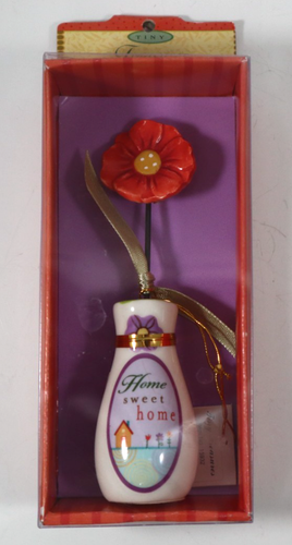 V4 Home sweet Home TINY TREASURES Mini flower vase figurine - Picture 2 of 3