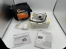 Nikon COOLPIX S33 13.2MP White Digital Camera Waterproof Shockproof BUNDLE