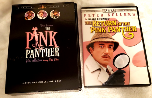 The PINK PANTHER Film Collection + Pink Panther Returns (DVD Box Set) 7 Movies
