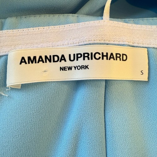 Amanda Uprichard Size S 8 10 Aus (4-6 US) Sky Blue Strapless Cherri Dress Gown - Picture 17 of 24