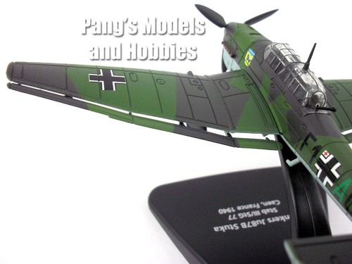 Junkers Ju-87 Stuka German Dive Bomber 1/72 Scale Diecast Metal Model - Oxford - Picture 9 of 11
