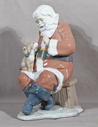 Lladro Santa's Little Secret #6890 Santa's Workshop 9 1/4" groß mit Box - Bild 3 von 10