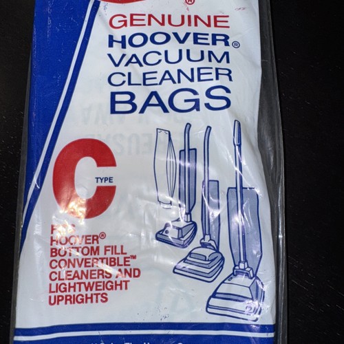 4 x 4 pk Genuine HOOVER Vacuum Cleaner Bags Type C NOS 4010003C New Old Stock - Picture 6 of 9