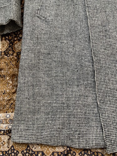 Abrigo Harris Tweed Balmacaan Gris De Colección Hecho en Inglaterra Para Hombres 38 - Imagen 7 de 22