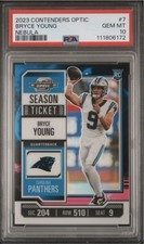 2023 Panini Contenders Optic Bryce Young Nebula PSA 10 POP 1!