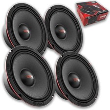 8" 275 Watt RMS 4-Ohm Midrange Car Audio Loudspeaker 2 Pair PRO-X8.4M DS18
