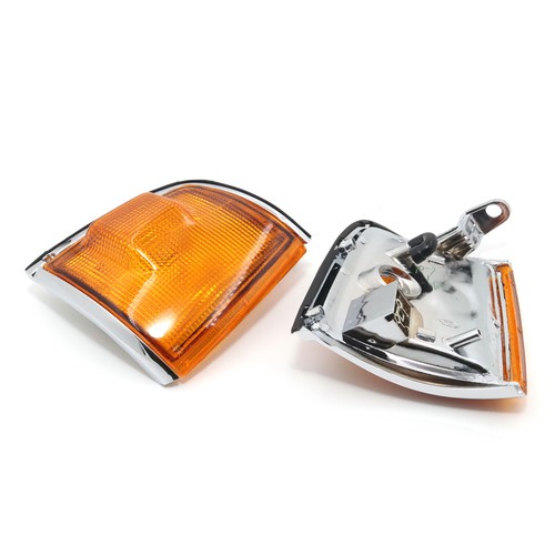 1988 - 2002 HOLDEN RODEO ISUZU TF TFR VAUXHALL BRAVA CHROME TURN LAMP LIGHT PAIR - Picture 5 of 6