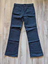 Unbranded Vintage 60's 70's Flare Men's Pants 32x32 Navy Levi's Lee Wrangler