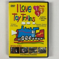 I Love Toy Trains - Parts 1, 2, 3 (DVD, 2003) TESTED PLAYS GREAT